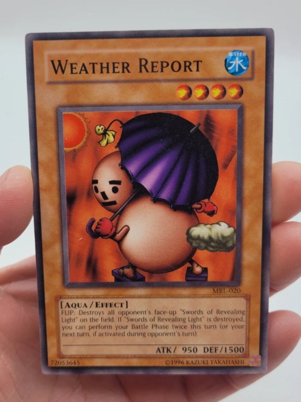 YuGiOh Weather Report Magic Ruler MRL-020 Common LP
